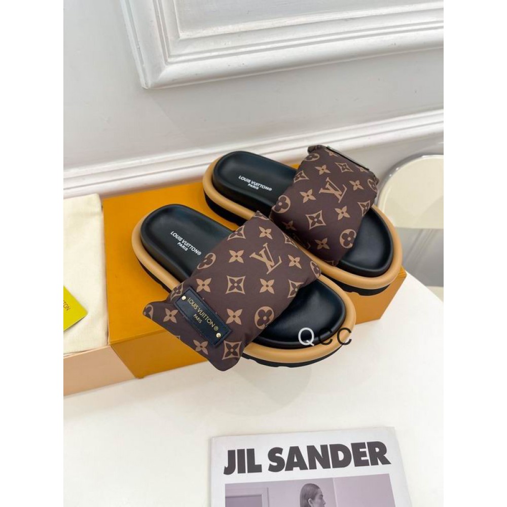 Lv slippers pool pillow 2025 35-42 Shoes