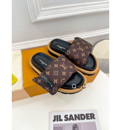 Lv slippers pool pillow 2025 35-42