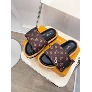 Lv slippers pool pillow 2025 35-42 Shoes
