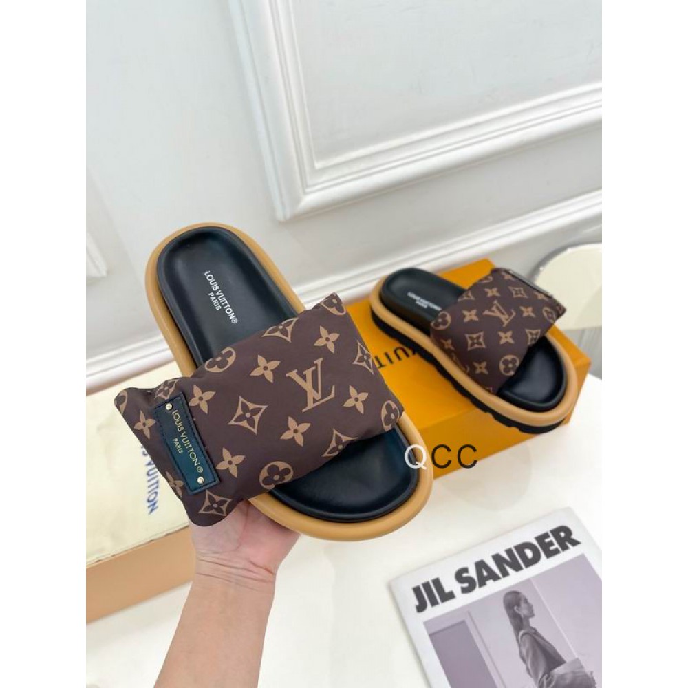 Lv slippers pool pillow 2025 35-42 Shoes