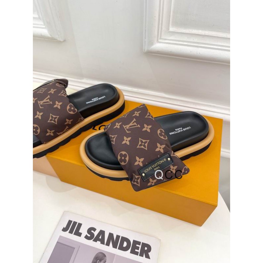 Lv slippers pool pillow 2025 35-42 Shoes