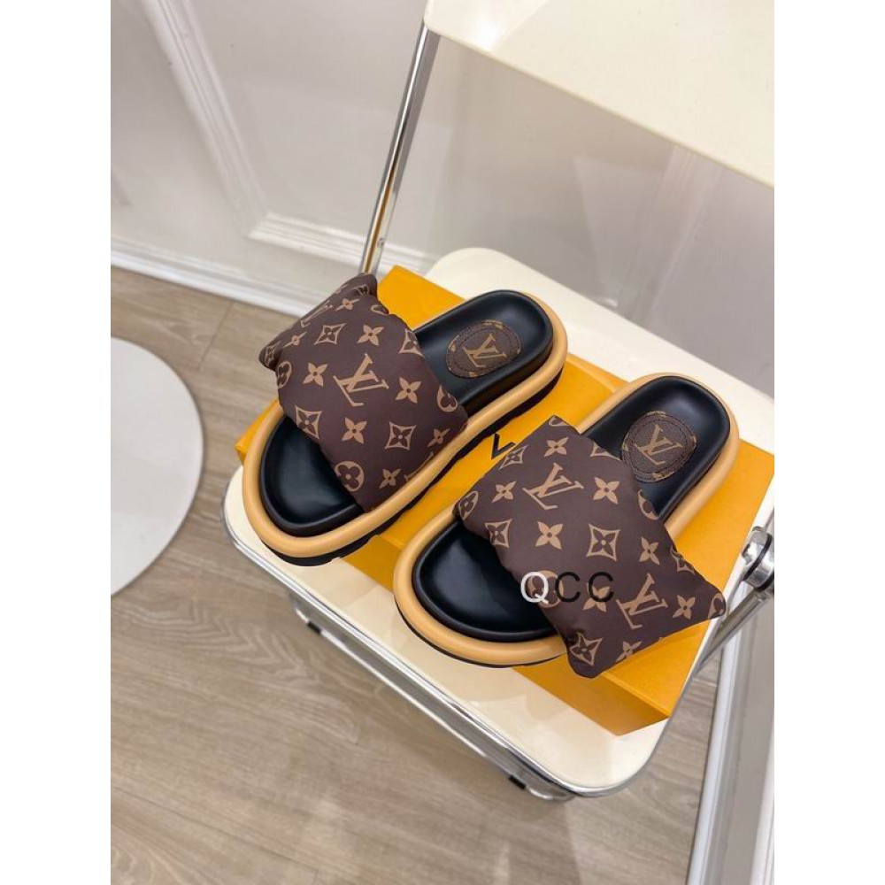 Lv slippers pool pillow 2025 35-42 Shoes