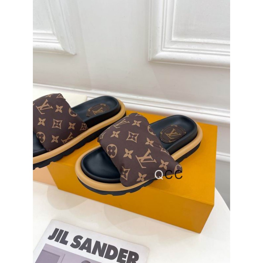 Lv slippers pool pillow 2025 35-42 Shoes
