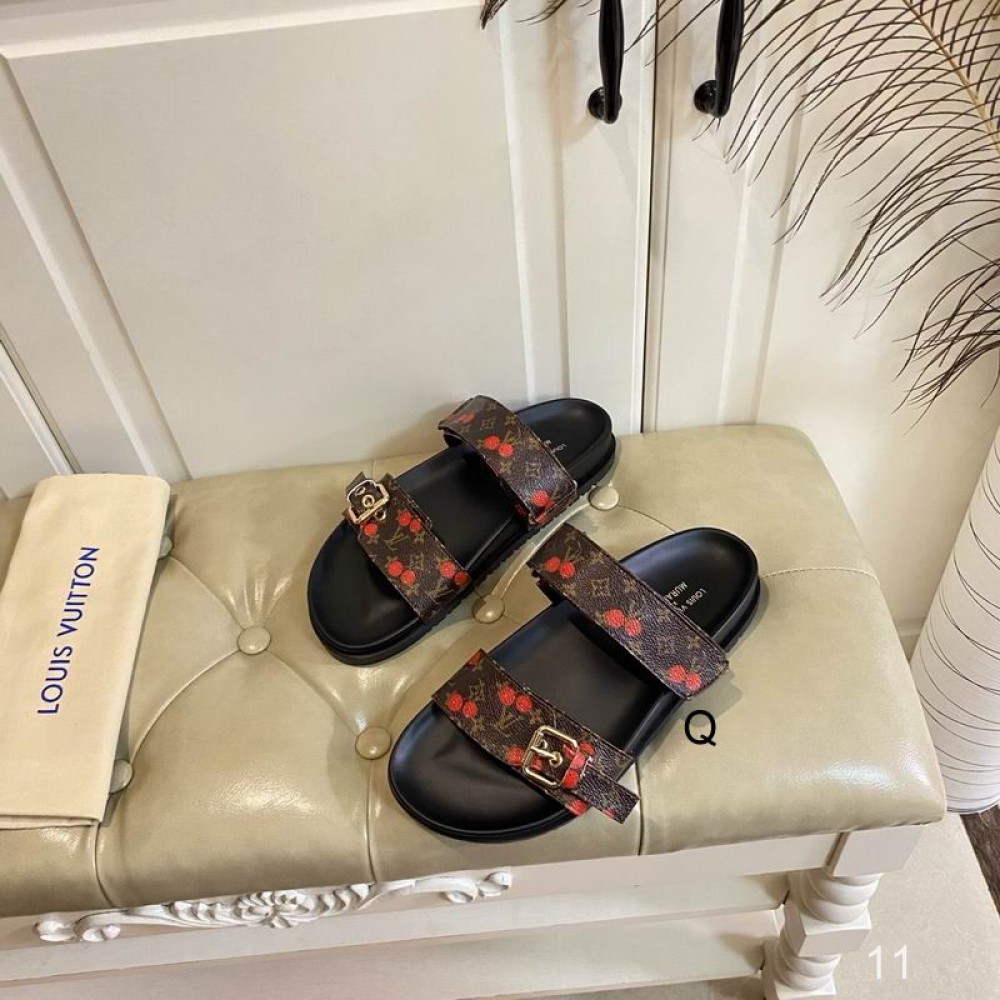 Lv sandals leather 35-44 Shoes