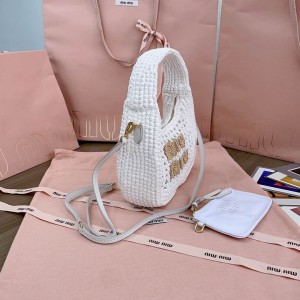Miu Miu Wander crochet-knit shoulder bag 