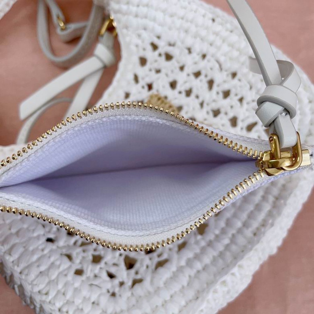 Miu Miu Wander crochet-knit shoulder bag 