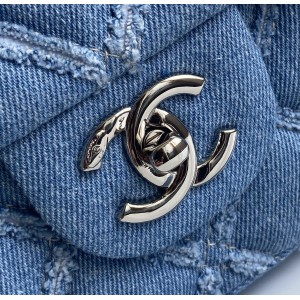 Chanel classic flap bag medium size denim 25.5X15X6cm Bags