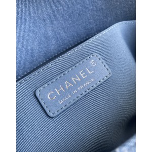 Chanel classic flap bag medium size denim 25.5X15X6cm Bags