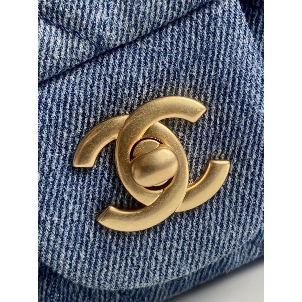 Chanel classic flap bag 20x13x8cm denim Bags