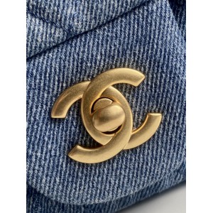 Chanel classic flap bag 20x13x8cm denim Bags