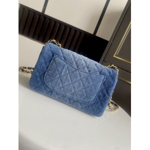 Chanel classic flap bag 20x13x8cm denim Bags
