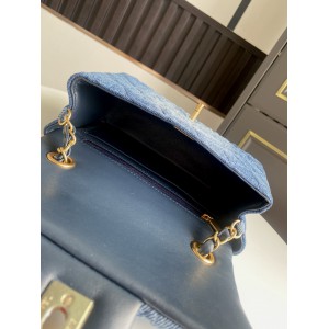 Chanel classic flap bag 20x13x8cm denim Bags