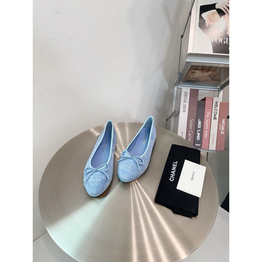 Chanel ballerinas 35-42 2025 suede Shoes