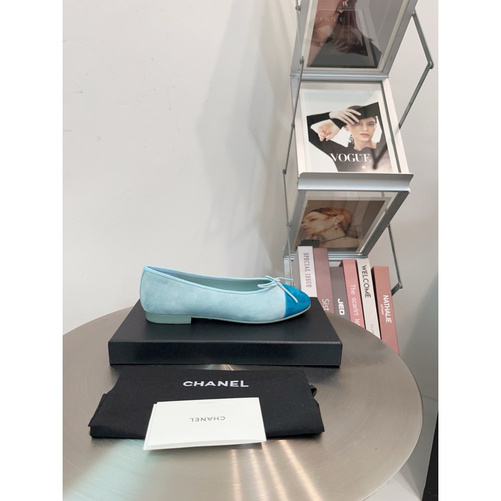 Chanel ballerinas 35-42 2025 suede Shoes
