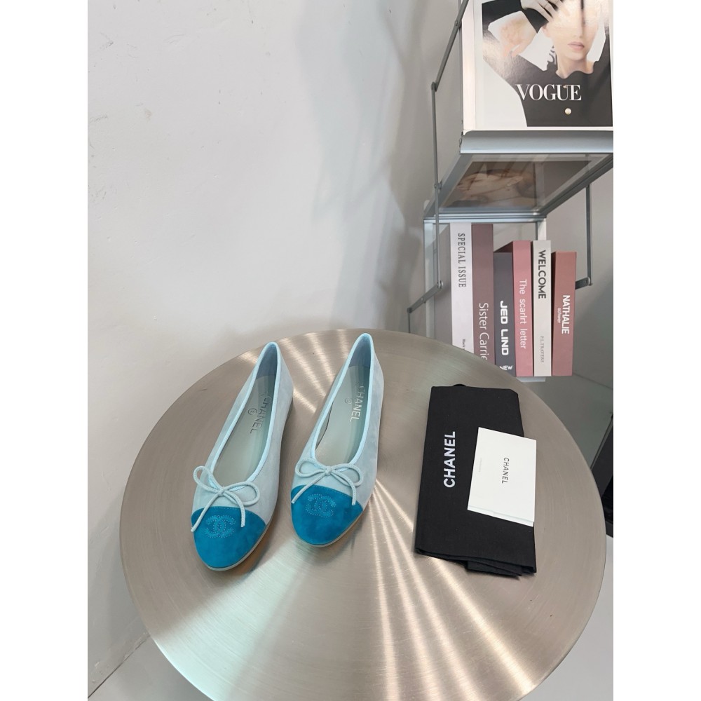 Chanel ballerinas 35-42 2025 suede Shoes