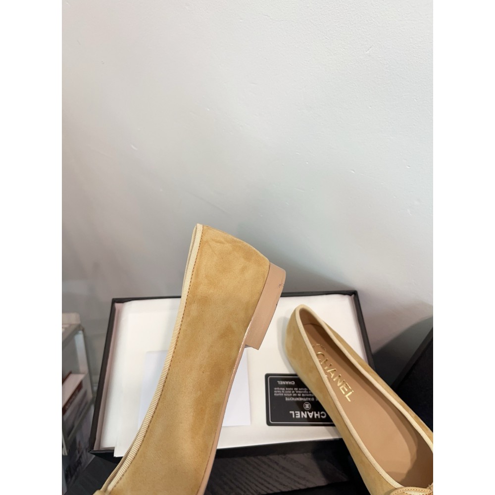 Chanel ballerinas 35-42 2025 suede Shoes