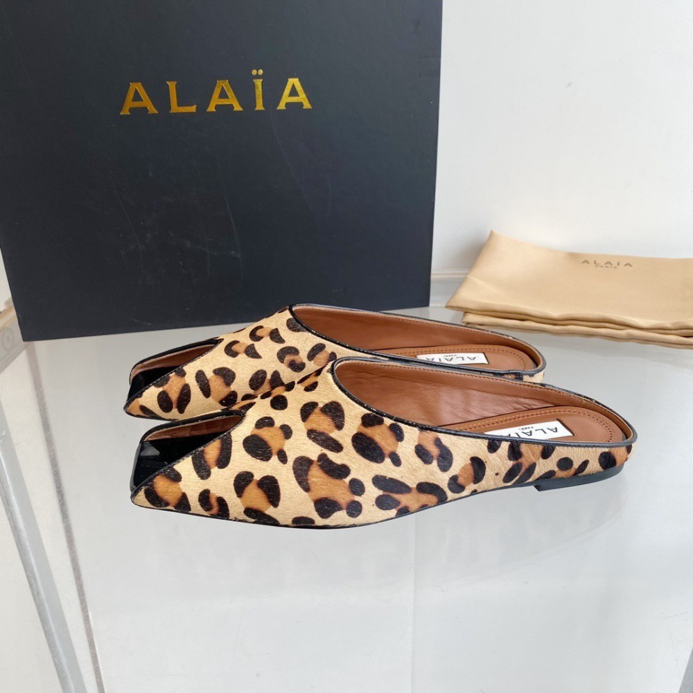 Alaia open mules leather 100% 35-42 Shoes