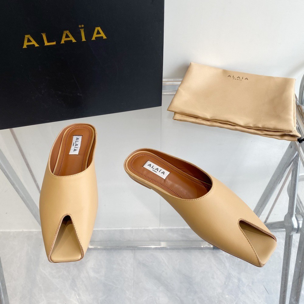 Alaia open mules leather 100% 35-42 Shoes