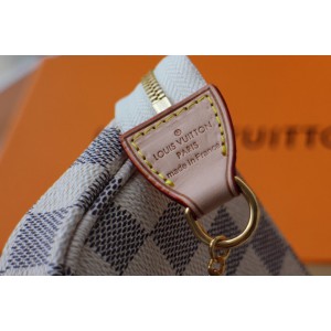 Lv Mini Pochette Accessories 15.5x10.5x4cm damier azur Bags