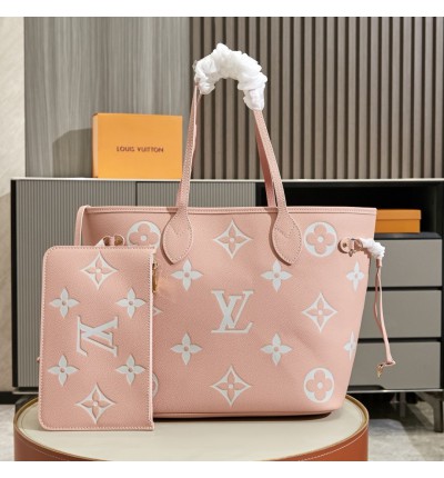 Lv Neverfull Emp leather tote bag M58907 31x28x14cm
