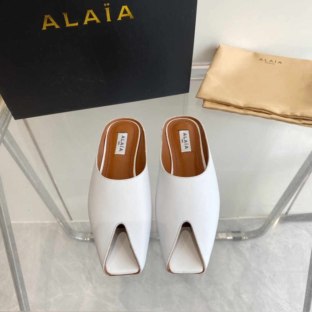Alaia open mules leather 100% 35-42 Shoes