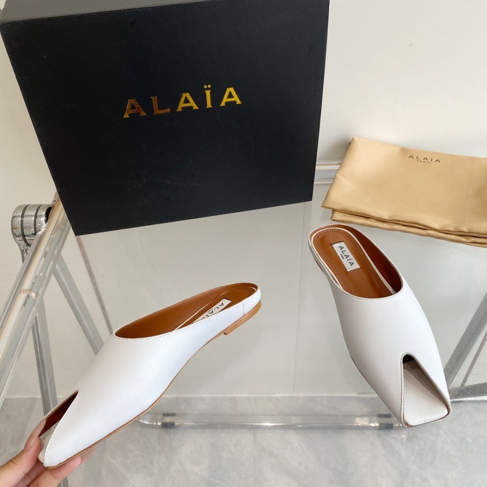 Alaia open mules leather 100% 35-42 Shoes