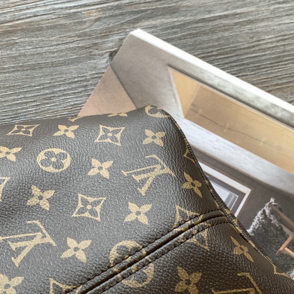 Lv Neverfull GM-MM size monogram beige indise Bags