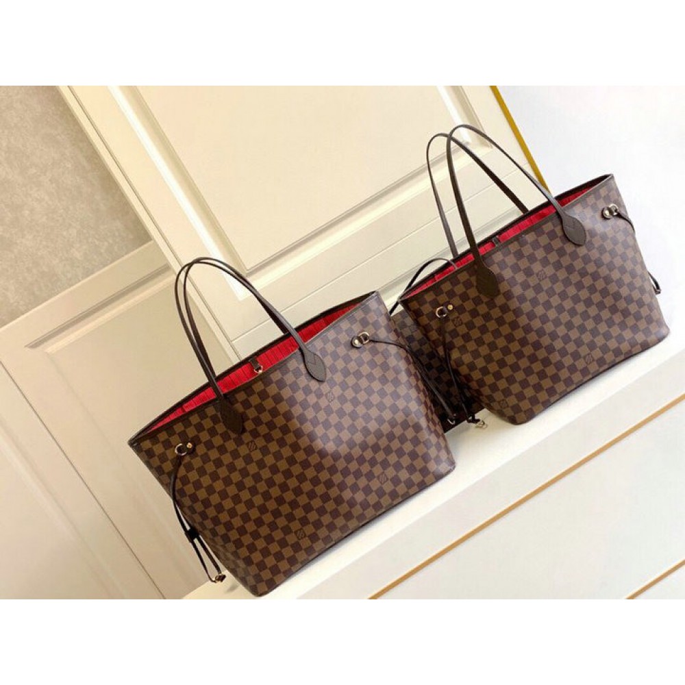 Lv Neverfull GM-MM size damier ebene  Bags