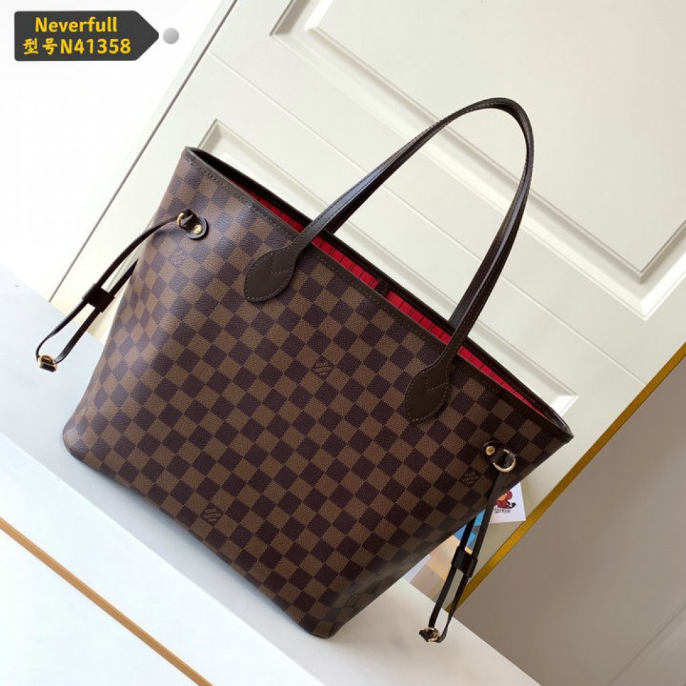 Lv Neverfull GM-MM size damier ebene  Bags