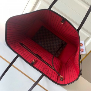 Lv Neverfull GM-MM size damier ebene  Bags