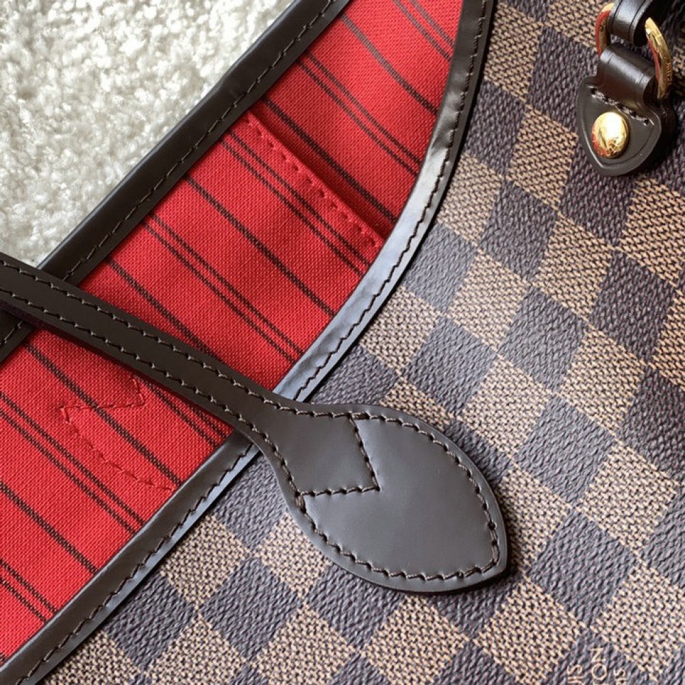 Lv Neverfull GM-MM size damier ebene  Bags