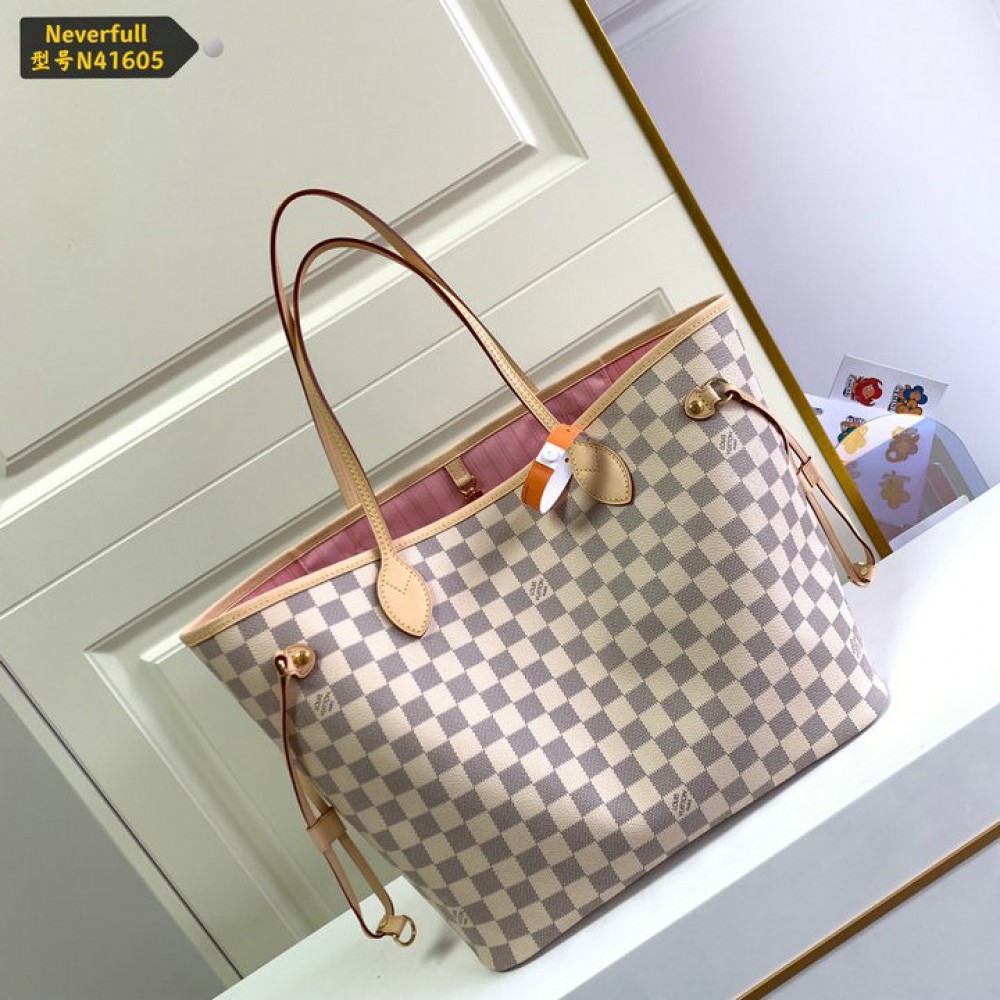 Lv Neverfull GM-MM size damier azur  Bags