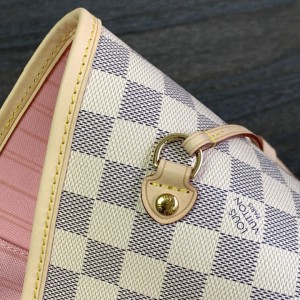 Lv Neverfull GM-MM size damier azur  Bags