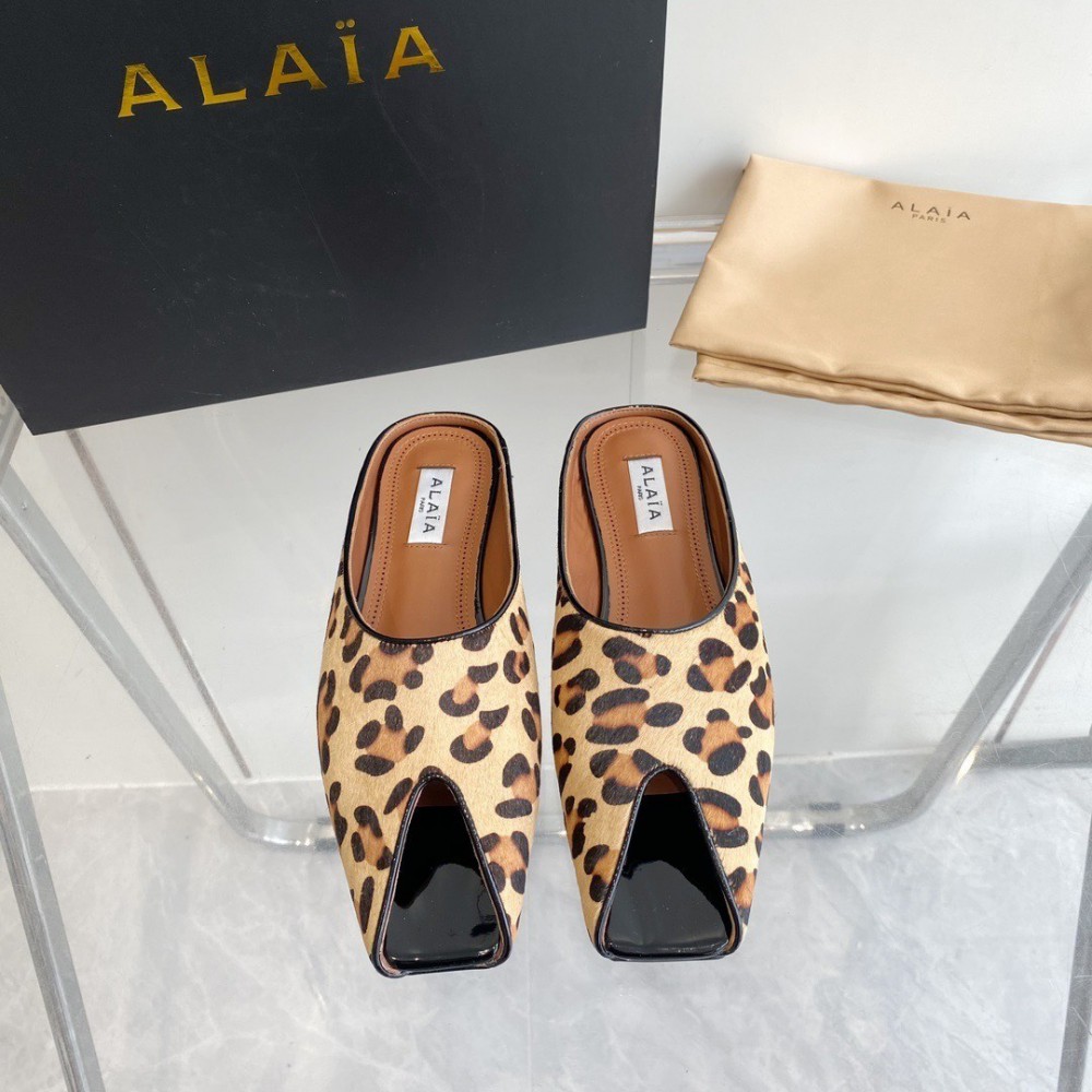 Alaia open mules leather 100% 35-42 Shoes