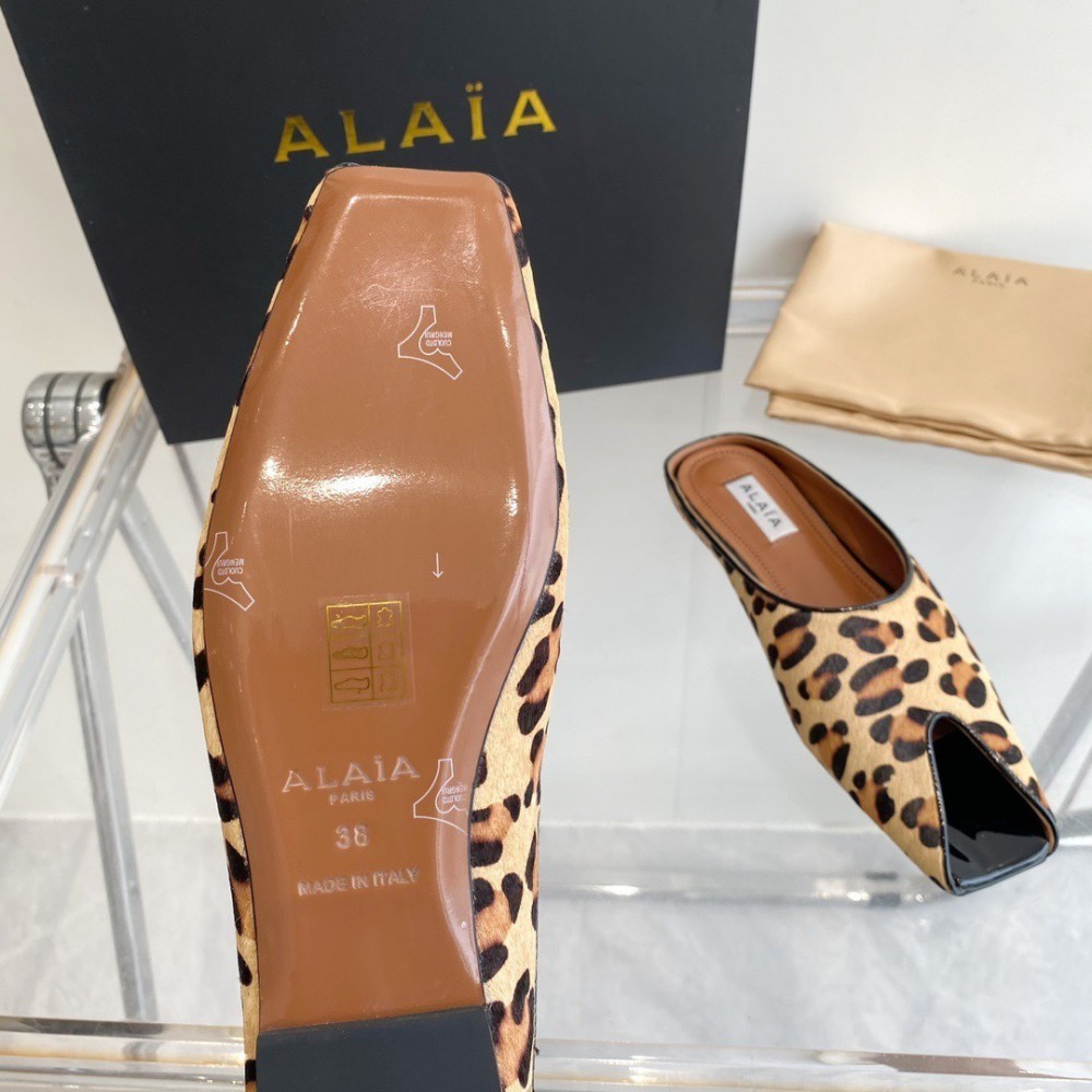Alaia open mules leather 100% 35-42 Shoes