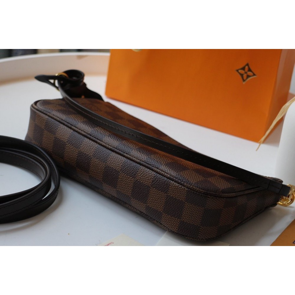Lv Pochette Accessoires damier ebene 13x4x22cm Bags