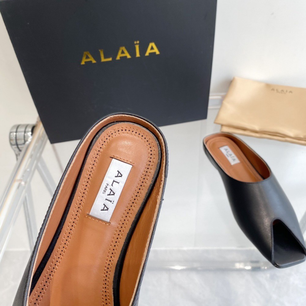 Alaia open mules leather 100% 35-42 Shoes
