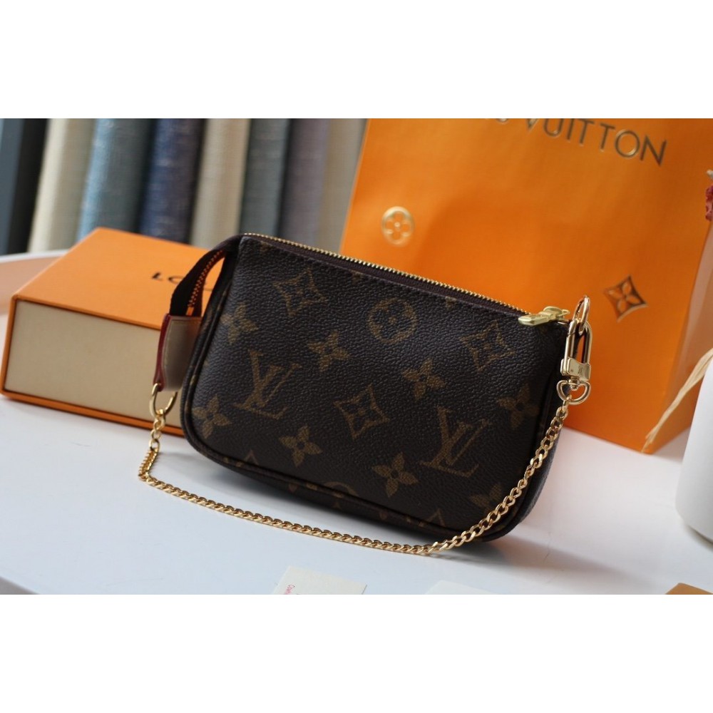 Lv Mini Pochette Accessories 15.5x10.5x4cm monogram Bags