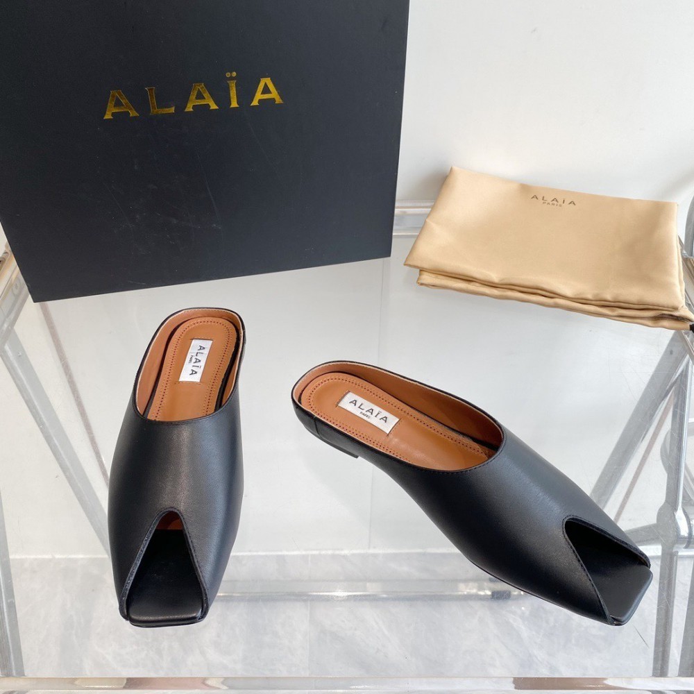 Alaia open mules leather 100% 35-42 Shoes
