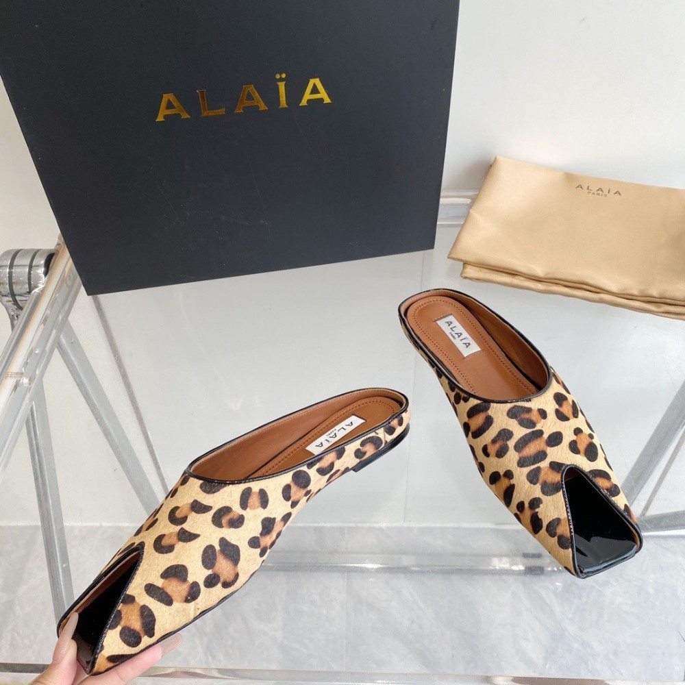Alaia open mules leather 100% 35-42 Shoes