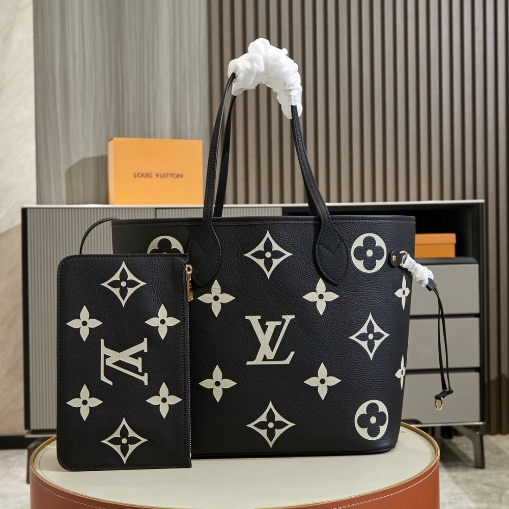 Lv Neverfull Emp leather tote bag M58907 31x28x14cm Bags
