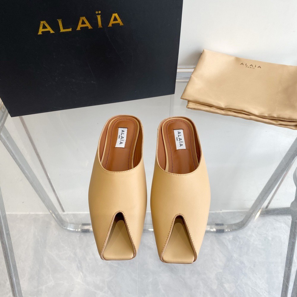 Alaia open mules leather 100% 35-42 Shoes
