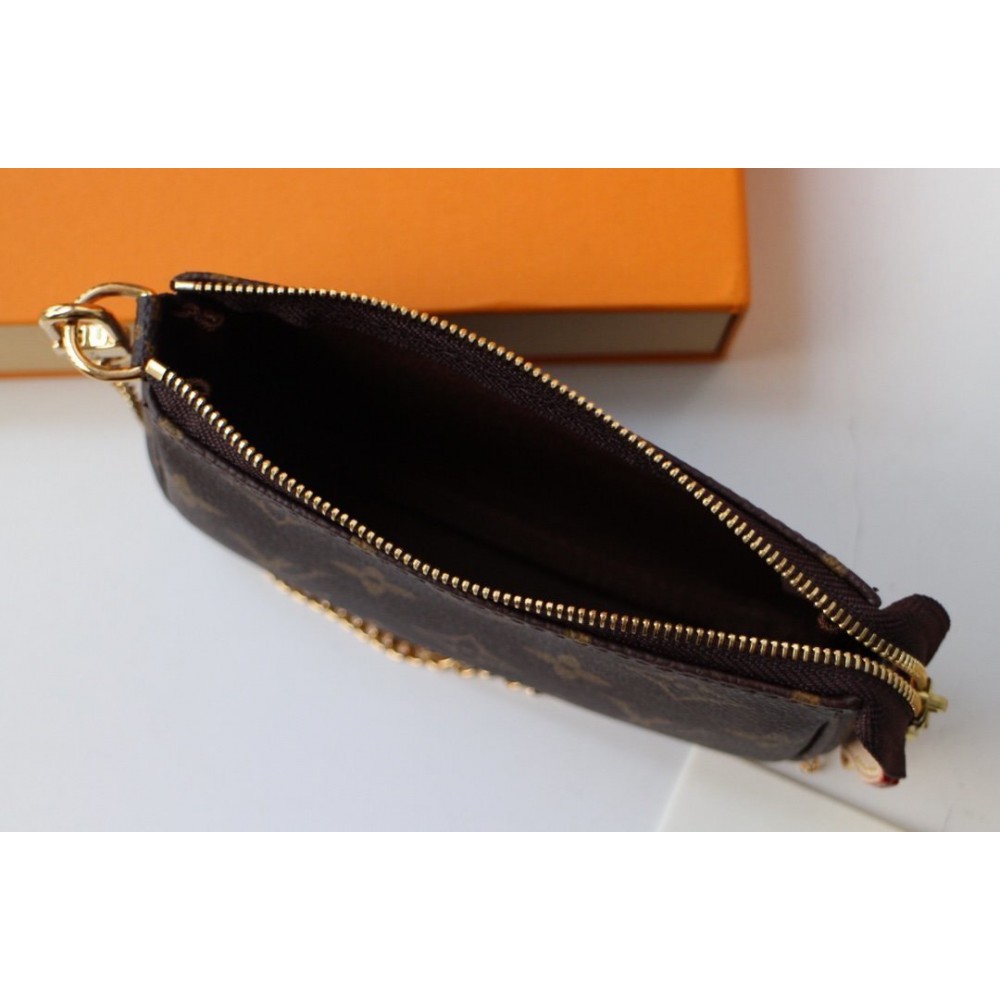 Lv Mini Pochette Accessories 15.5x10.5x4cm monogram Bags