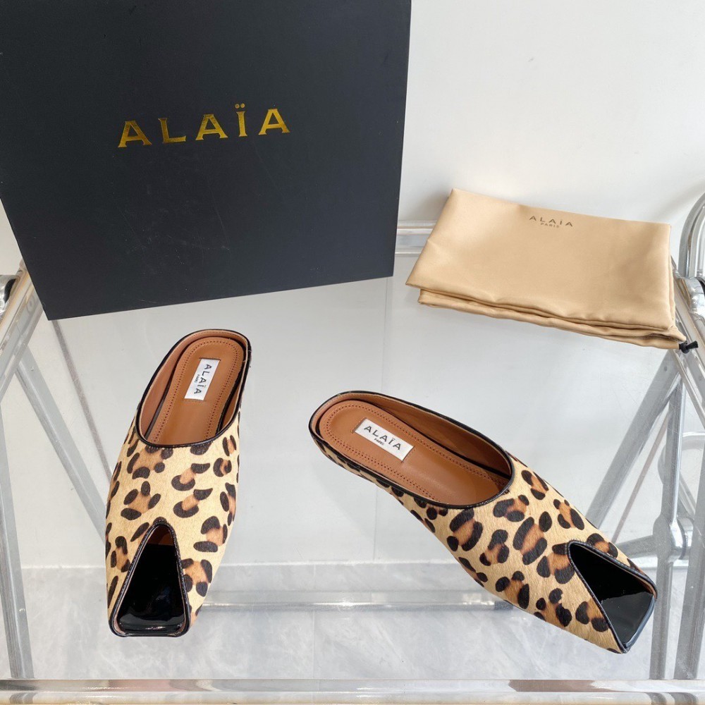 Alaia open mules leather 100% 35-42 Shoes