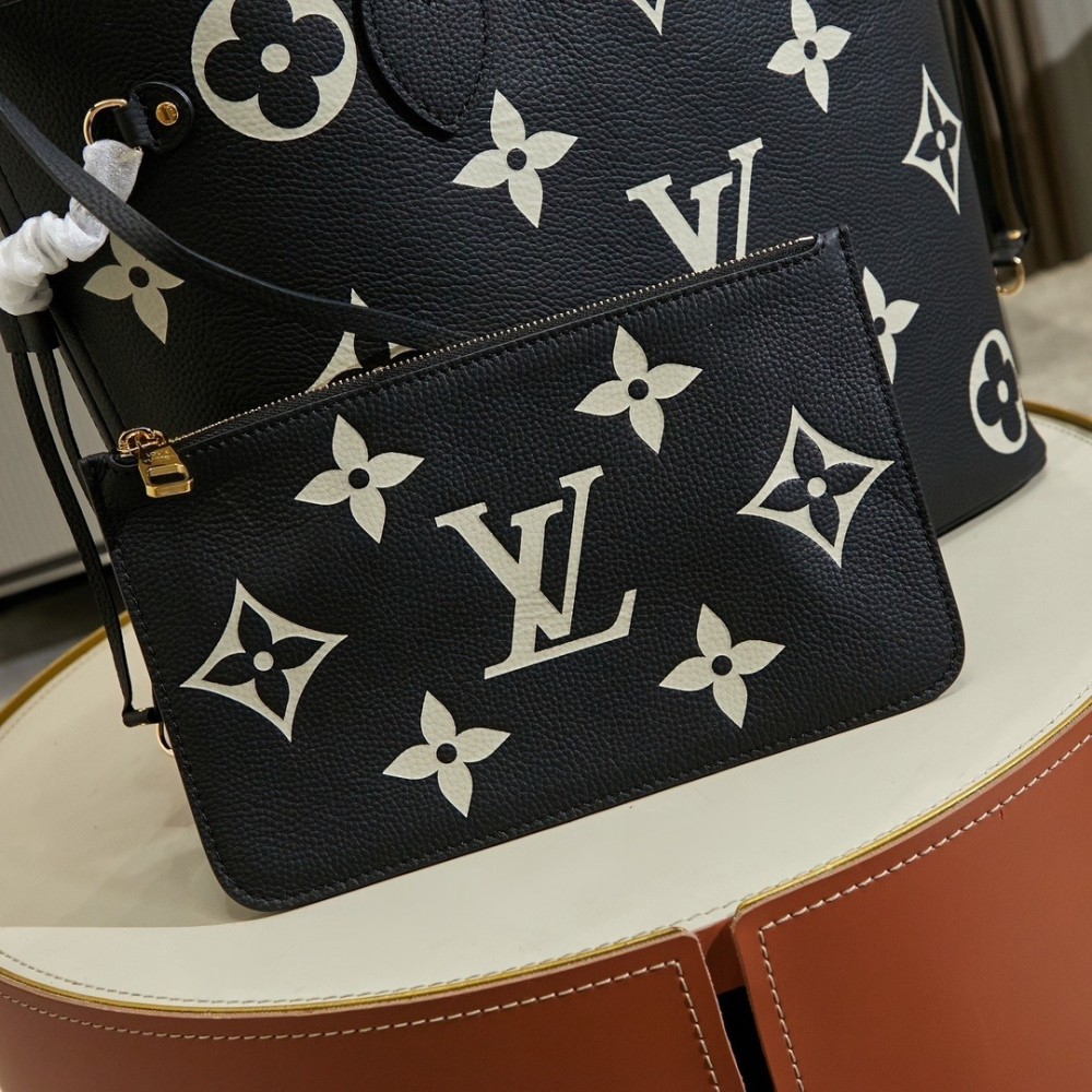 Lv Neverfull Emp leather tote bag M58907 31x28x14cm Bags