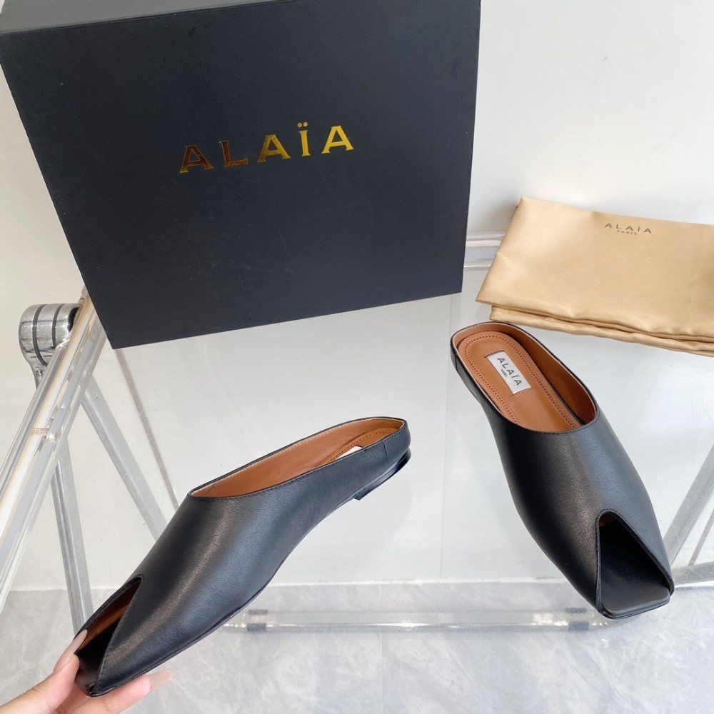 Alaia open mules leather 100% 35-42 Shoes