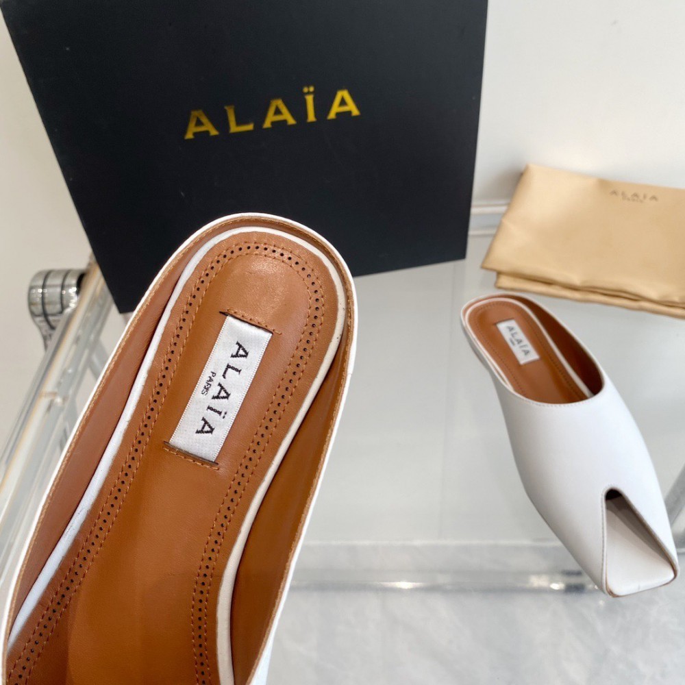 Alaia open mules leather 100% 35-42 Shoes