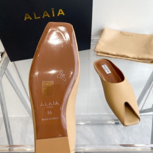 Alaia open mules leather 100% 35-42 Shoes