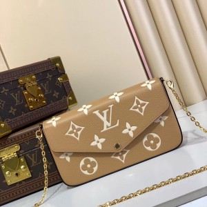 Lv Pochette Félicie emp leather M12754 21x12x3cm Bags