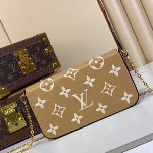 Lv Pochette Félicie emp leather M12754 21x12x3cm Bags